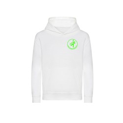 Kids Organic Hoodie  - "HSG" Grün