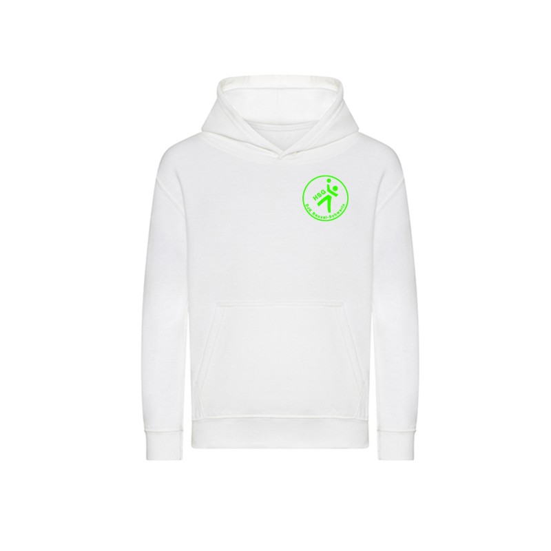 Kids Organic Hoodie  - "HSG" Grün