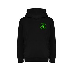 Kids Organic Hoodie  - "HSG" Grün